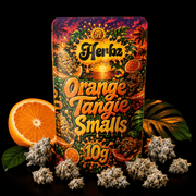 Orange Tangie Smalls 22% THCA malé květy s citrusovým aromatickým profilem